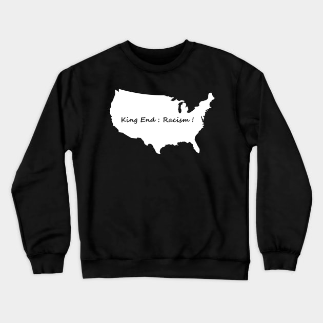 Black and white Crewneck Sweatshirt by samsaralk